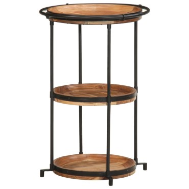 vidaXL Τραπεζάκι Βοηθητικό 55x83cm από Μασίφ Ξύλο Ακακίας 1 τεμ.