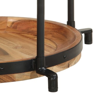 vidaXL Τραπεζάκι Βοηθητικό 55x83cm από Μασίφ Ξύλο Ακακίας 1 τεμ.