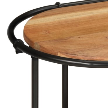 vidaXL Έπιπλο Τηλεόρασης 200x42x40cm από Μασίφ Ξύλο Ακακίας 1 τεμ.
