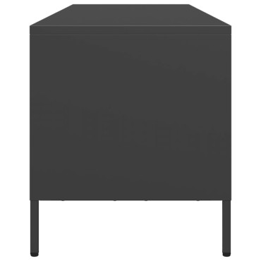vidaXL Έπιπλο Τηλεόρασης Μαύρο 135x39x43,5cm Ατσάλι Ψυχρής Έλασης