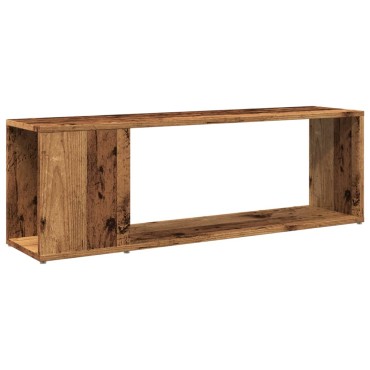 vidaXL Έπιπλο Τηλεόρασης Όψη Παλαιού Ξύλου 100x24x32cm Επεξεργ. Ξύλο