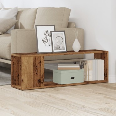 vidaXL Έπιπλο Τηλεόρασης Όψη Παλαιού Ξύλου 100x24x32cm Επεξεργ. Ξύλο