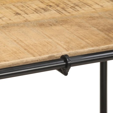 vidaXL Τραπέζι Κονσόλα 110x42x76cm από Μασίφ Ξύλο Μάνγκο 1 τεμ.