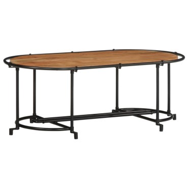 vidaXL Τραπεζάκι Σαλονιού 110x55x40cm από Μασίφ Ξύλο Ακακίας 1 τεμ.