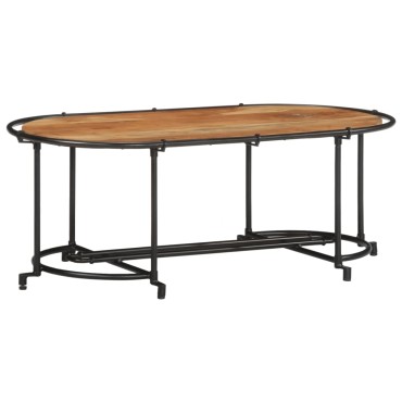 vidaXL Τραπεζάκι Σαλονιού 110x55x40cm από Μασίφ Ξύλο Ακακίας 1 τεμ.
