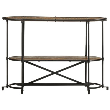 vidaXL Κονσόλα Τραπέζι 110x42x76cm από Μασίφ Ανακυκλωμένο Ξύλο 1 τεμ.