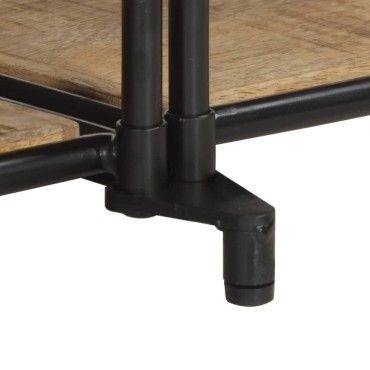 vidaXL Έπιπλο Τηλεόρασης 160x42x40cm Μασίφ Ακατέργ. Ξύλο Μάνγκο 1 τεμ.