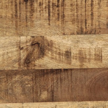 vidaXL Έπιπλο Τηλεόρασης 160x42x40cm Μασίφ Ακατέργ. Ξύλο Μάνγκο 1 τεμ.