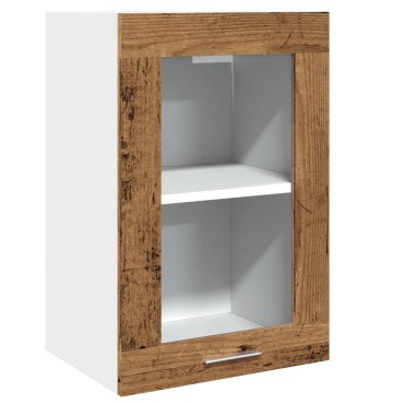 vidaXL Ντουλάπι Κρεμαστό Lyon με Τζάμι 40x31x60cm Επεξ. Ξύλο 1 τεμ.
