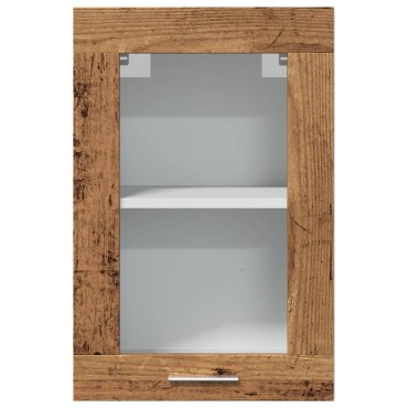 vidaXL Ντουλάπι Κρεμαστό Lyon με Τζάμι 40x31x60cm Επεξ. Ξύλο 1 τεμ.
