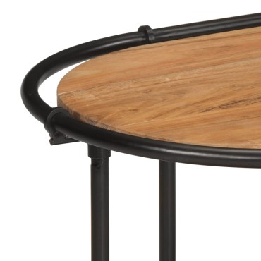 vidaXL Έπιπλο Τηλεόρασης 100x42x40cm από Μασίφ Ξύλο Ακακίας 1 τεμ.