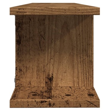 vidaXL Ραφιέρες Τοίχου 2 τεμ. Μαύρες 90x18x20cm Επεξεργ. Ξύλο