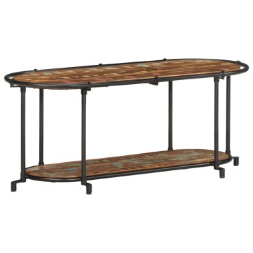 vidaXL Έπιπλο Τηλεόρασης 100x42x40cm από Μασίφ Ανακυκλωμένο Ξύλο 1 τεμ.