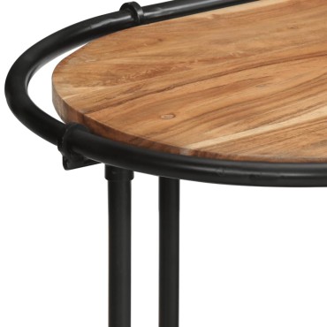 vidaXL Τραπέζι Κονσόλα 110x42x76cm από Μασίφ Ξύλο Ακακίας 1 τεμ.