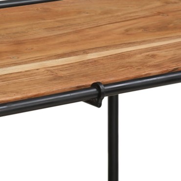 vidaXL Τραπέζι Κονσόλα 110x42x76cm από Μασίφ Ξύλο Ακακίας 1 τεμ.
