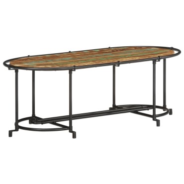 vidaXL Τραπεζάκι Σαλονιού 110x55x40cm από Μασίφ Ανακυκλωμένο Ξύλο 1 τεμ.