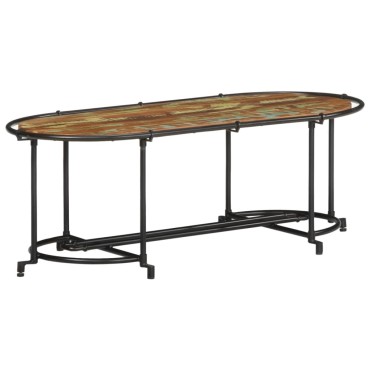 vidaXL Τραπεζάκι Σαλονιού 110x55x40cm από Μασίφ Ανακυκλωμένο Ξύλο 1 τεμ.