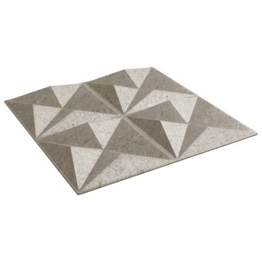 vidaXL Πάνελ Τοίχου 48 τεμ. Τσιμέντο Origami 50 x 50 εκ. 12 μ² από XPS