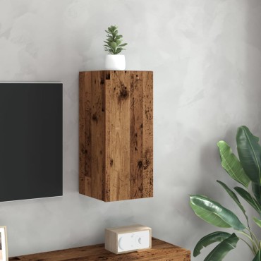 vidaXL Έπιπλο Τηλεόρασης Όψη Παλαιού Ξύλου 30,5x30x60cm Επεξ. Ξύλο