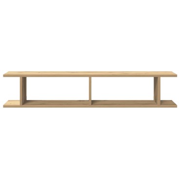 vidaXL Ραφιέρες Τοίχου 2 τεμ. Αρτισιανή Δρυς 105x18x20cm Επεξεργ. Ξύλο