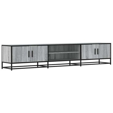 vidaXL Έπιπλο Τηλεόρασης Γκρι Sonoma 210x35x41cm από Επεξεργ. Ξύλο