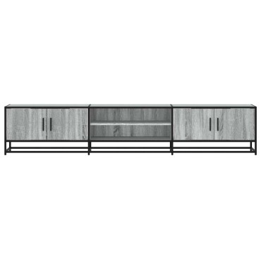 vidaXL Έπιπλο Τηλεόρασης Γκρι Sonoma 210x35x41cm από Επεξεργ. Ξύλο