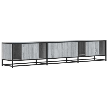 vidaXL Έπιπλο Τηλεόρασης Γκρι Sonoma 210x35x41cm από Επεξεργ. Ξύλο