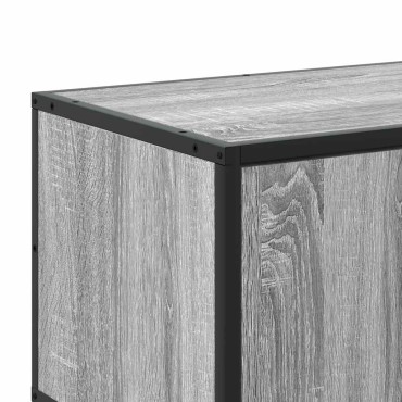vidaXL Έπιπλο Τηλεόρασης Γκρι Sonoma 210x35x41cm από Επεξεργ. Ξύλο