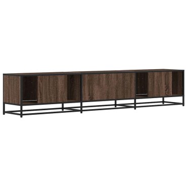 vidaXL Έπιπλο Τηλεόρασης Καφέ Δρυς 210x35x41cm Επεξεργασμένο Ξύλο