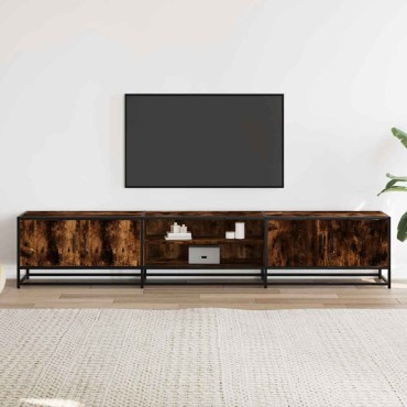 vidaXL Έπιπλο Τηλεόρασης Καπνιστή Δρυς 210x35x41cm Επεξ. Ξύλο