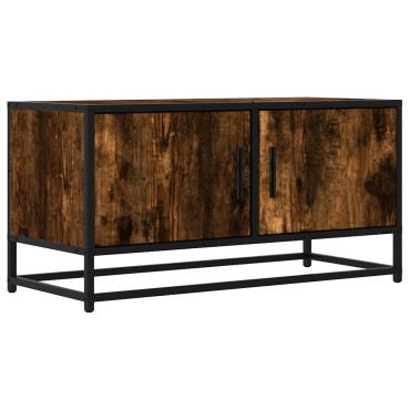 vidaXL Έπιπλο Τηλεόρασης Καπνιστή Δρυς 80x34,5x40cm Επεξ. Ξύλο/Μέταλλο