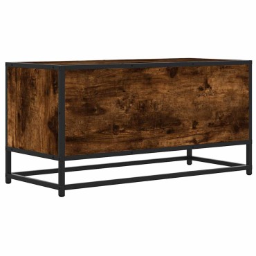 vidaXL Έπιπλο Τηλεόρασης Καπνιστή Δρυς 80x34,5x40cm Επεξ. Ξύλο/Μέταλλο