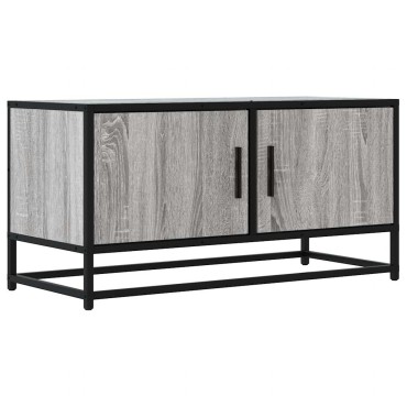 vidaXL Έπιπλο Τηλεόρασης Γκρι Sonoma 80x34,5x40cm Επεξ. Ξύλο