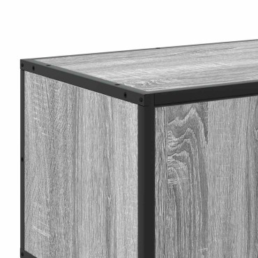vidaXL Έπιπλο Τηλεόρασης Γκρι Sonoma 80x34,5x40cm Επεξ. Ξύλο