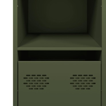 vidaXL Ντουλάπι Λαδί 101,5x39x73,5cm από Χάλυβα Ψυχρής Έλασης 1 τεμ.