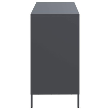 vidaXL Ντουλάπι Ανθρακί 101,5x39x73,5cm από Χάλυβα Ψυχρής Έλασης 1 τεμ.
