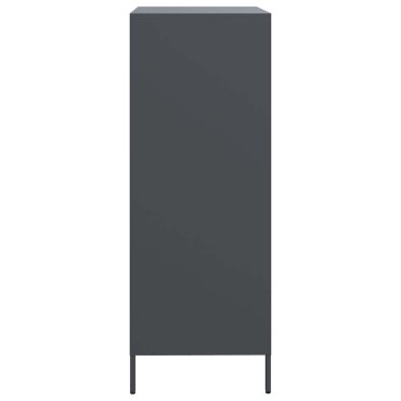 vidaXL Ντουλάπι Ανθρακί 68x39x103,5cm από Χάλυβα 1 τεμ.