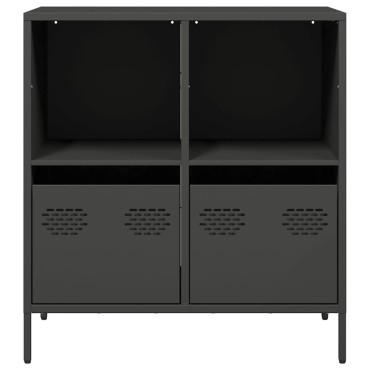 vidaXL Ντουλάπι Μαύρο 68x39x73,5cm από Χάλυβα Ψυχρής Έλασης 1 τεμ.