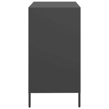 vidaXL Ντουλάπι Μαύρο 68x39x73,5cm από Χάλυβα Ψυχρής Έλασης 1 τεμ.
