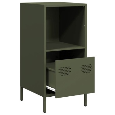 vidaXL Ντουλάπι Λαδί 35x39x73,5cm από Χάλυβα Ψυχρής Έλασης 1 τεμ.