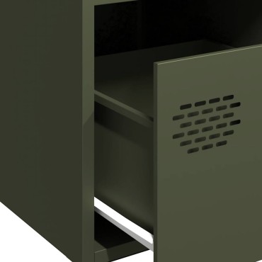 vidaXL Ντουλάπι Λαδί 35x39x73,5cm από Χάλυβα Ψυχρής Έλασης 1 τεμ.