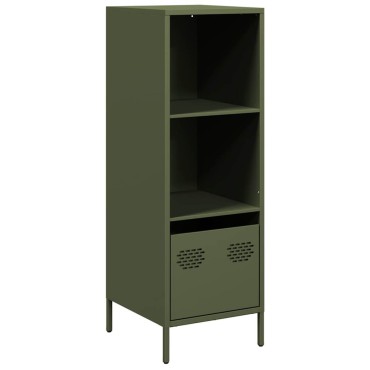 vidaXL Ντουλάπι Πράσινο Λαδί 35x39x103,5cm από Ατσάλι 1 τεμ.