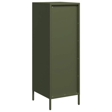 vidaXL Ραφιέρα Πράσινο Λαδί 39x35x103,5cm από Ατσάλι 1 τεμ.