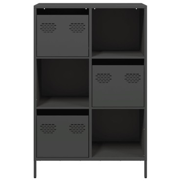 vidaXL Ντουλάπι Μαύρο 68x39x103,5cm από Χάλυβα 1 τεμ.
