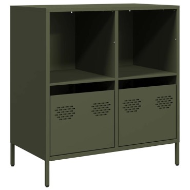 vidaXL Ντουλάπι Λαδί 68x39x73,5cm από Χάλυβα Ψυχρής Έλασης 1 τεμ.