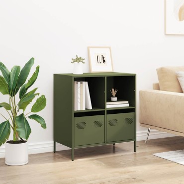 vidaXL Ντουλάπι Λαδί 68x39x73,5cm από Χάλυβα Ψυχρής Έλασης 1 τεμ.