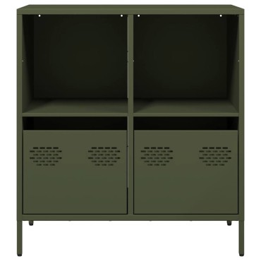 vidaXL Ντουλάπι Λαδί 68x39x73,5cm από Χάλυβα Ψυχρής Έλασης 1 τεμ.