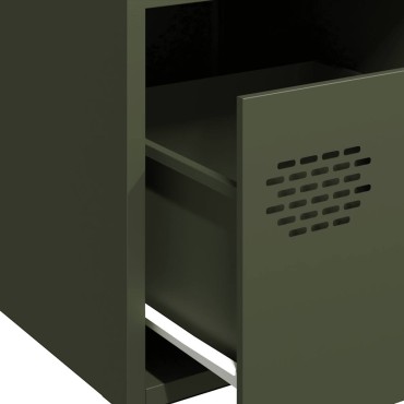 vidaXL Ντουλάπι Λαδί 68x39x73,5cm από Χάλυβα Ψυχρής Έλασης 1 τεμ.