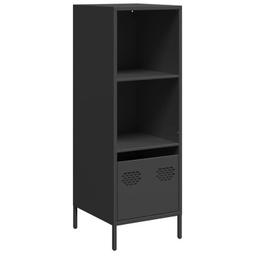 vidaXL Ντουλάπι Μαύρο 35x39x103,5cm από Χάλυβα 1 τεμ.