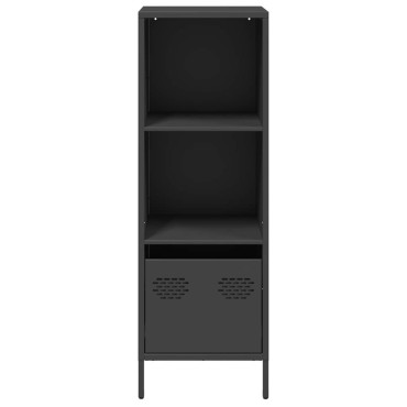 vidaXL Ντουλάπι Μαύρο 35x39x103,5cm από Χάλυβα 1 τεμ.